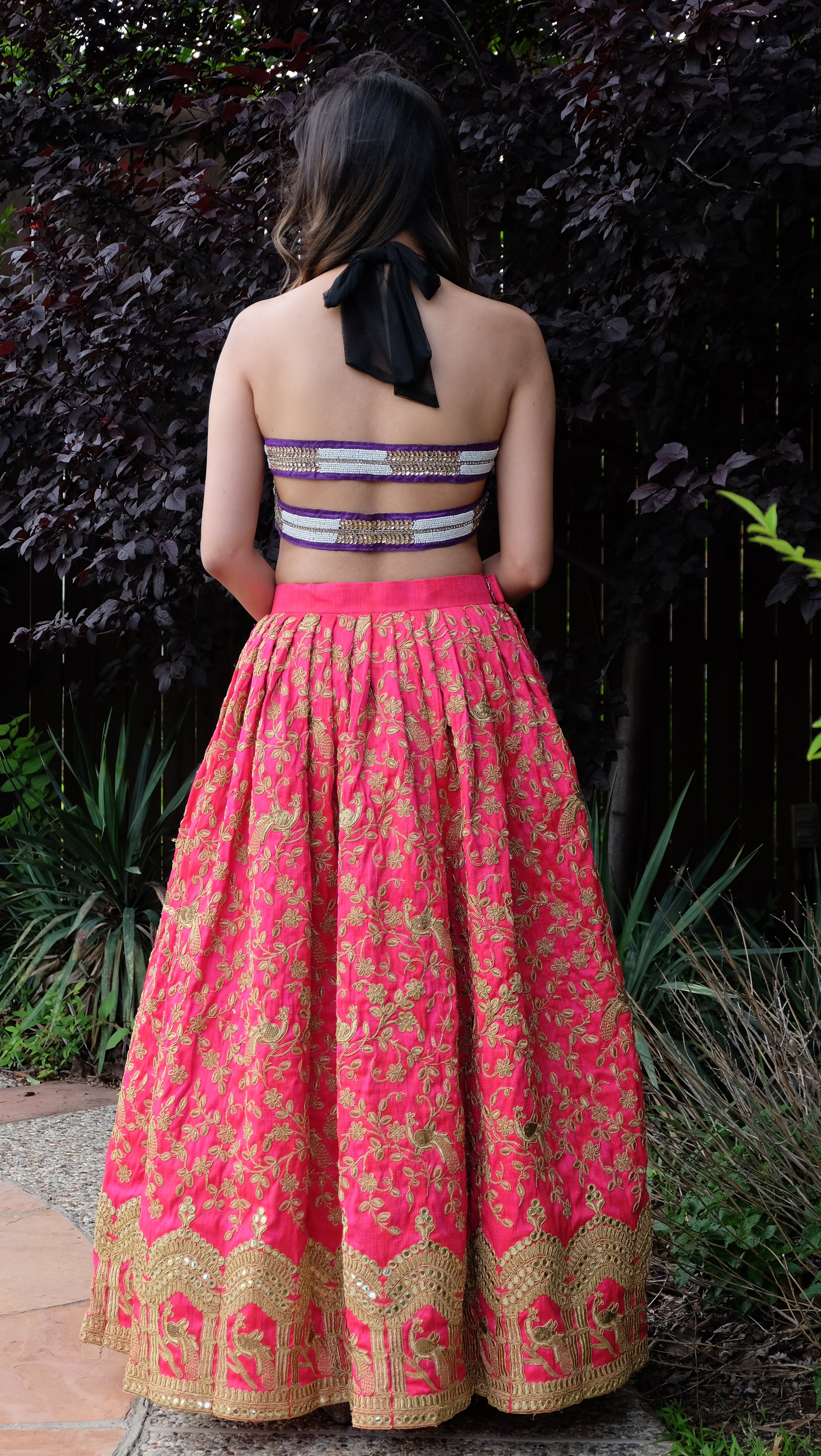 Embroidered Long Skirt