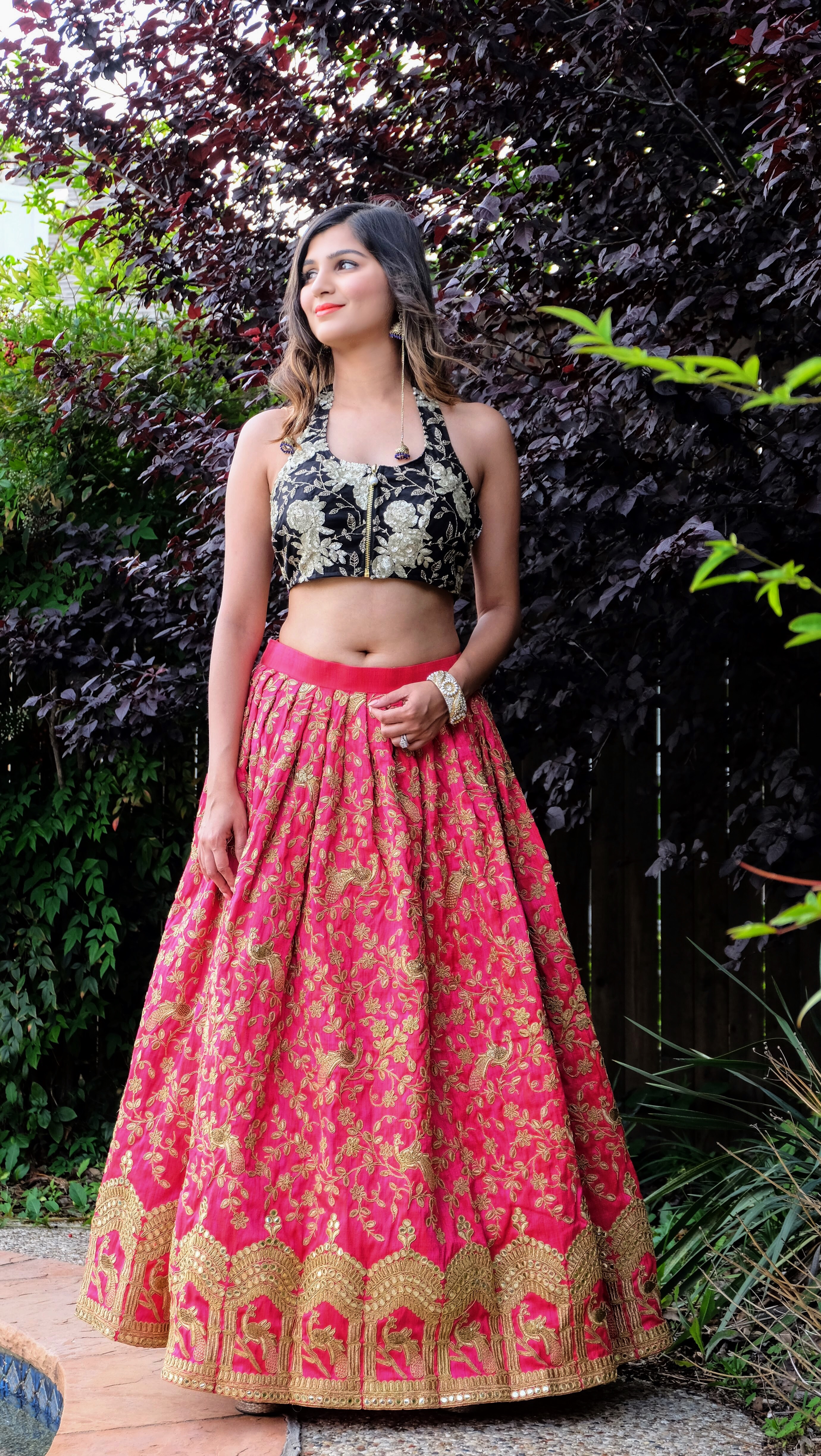 Embroidered Long Skirt