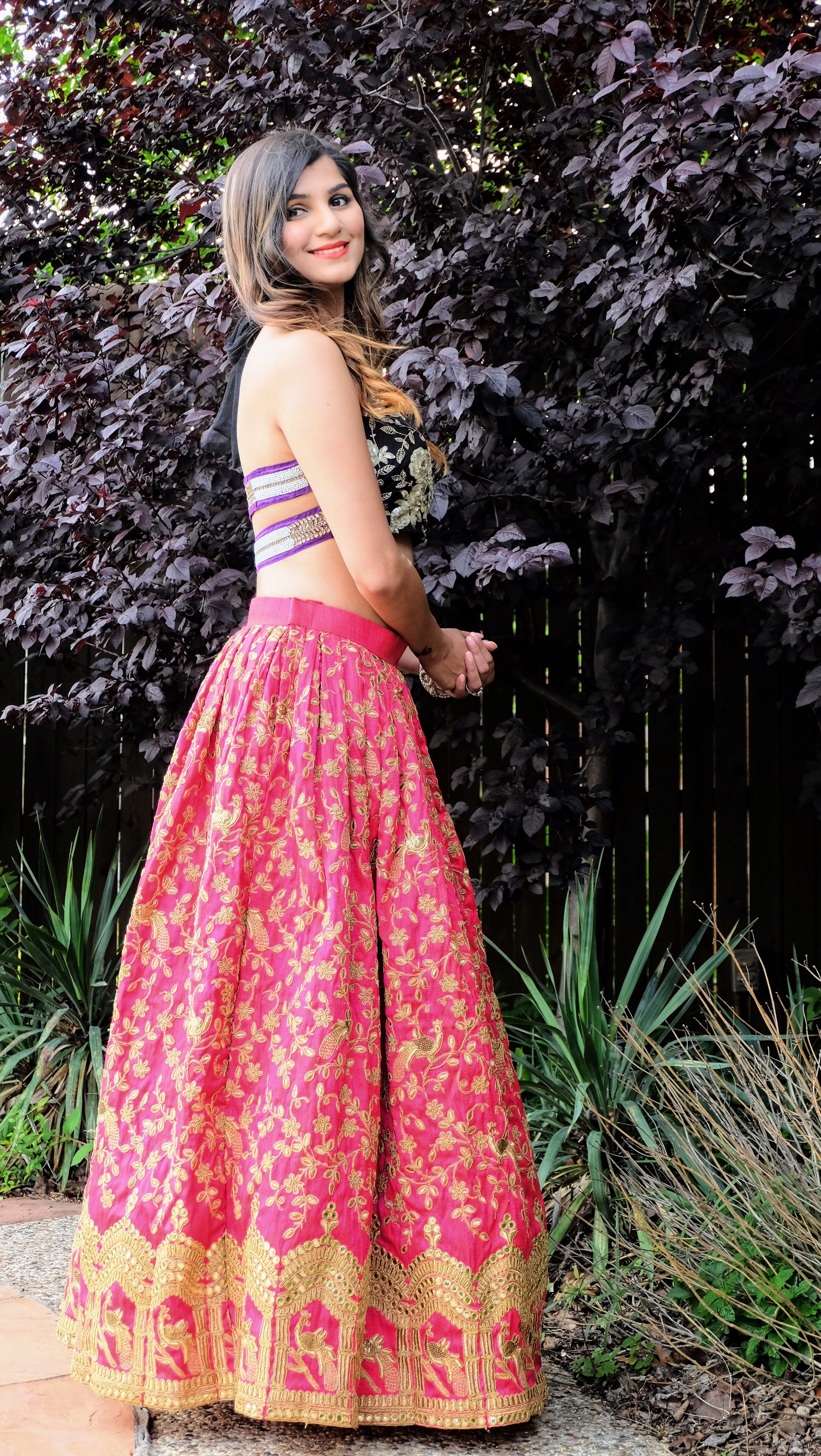 Embroidered Long Skirt