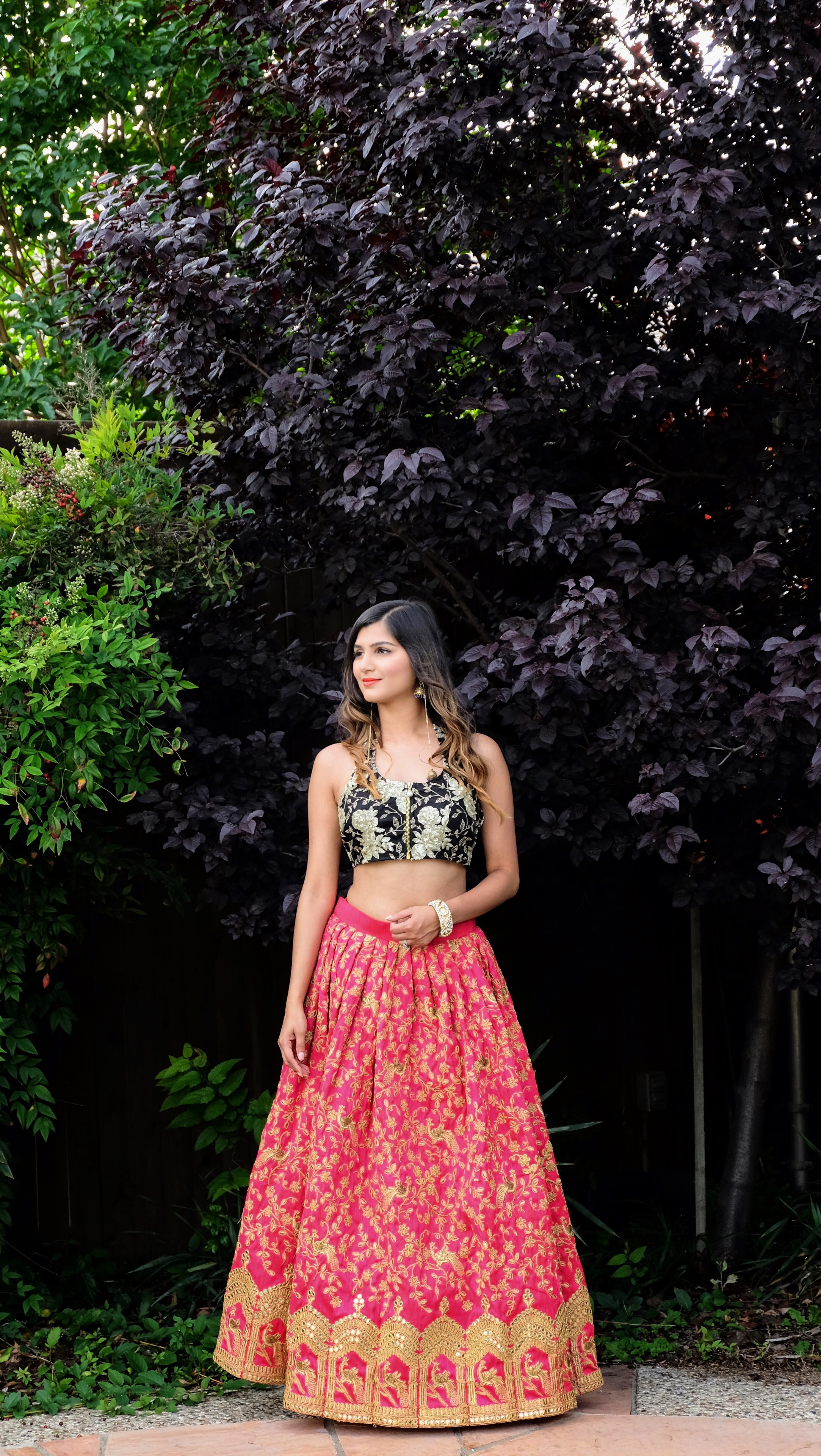 Embroidered Long Skirt