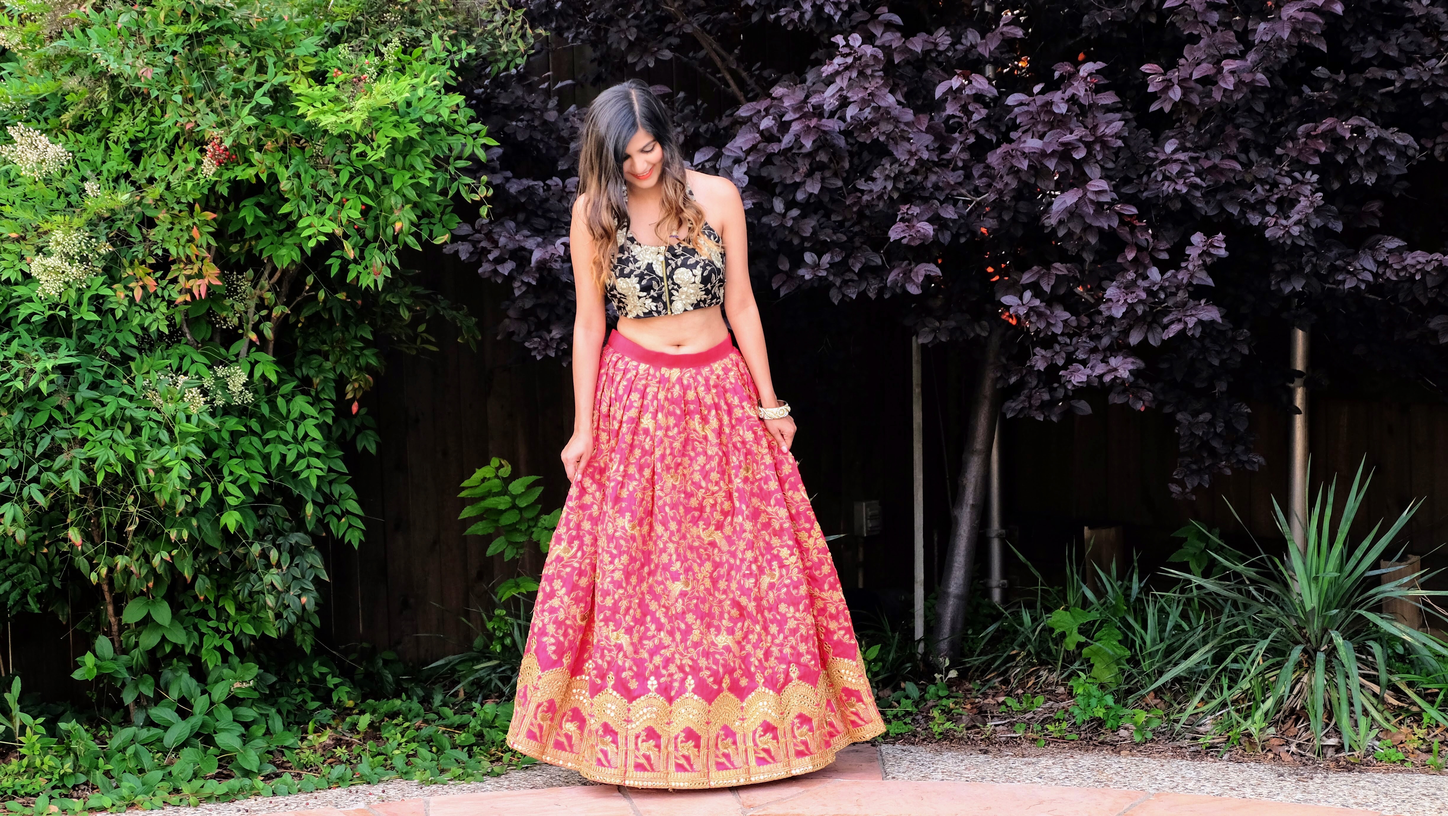 Embroidered Long Skirt