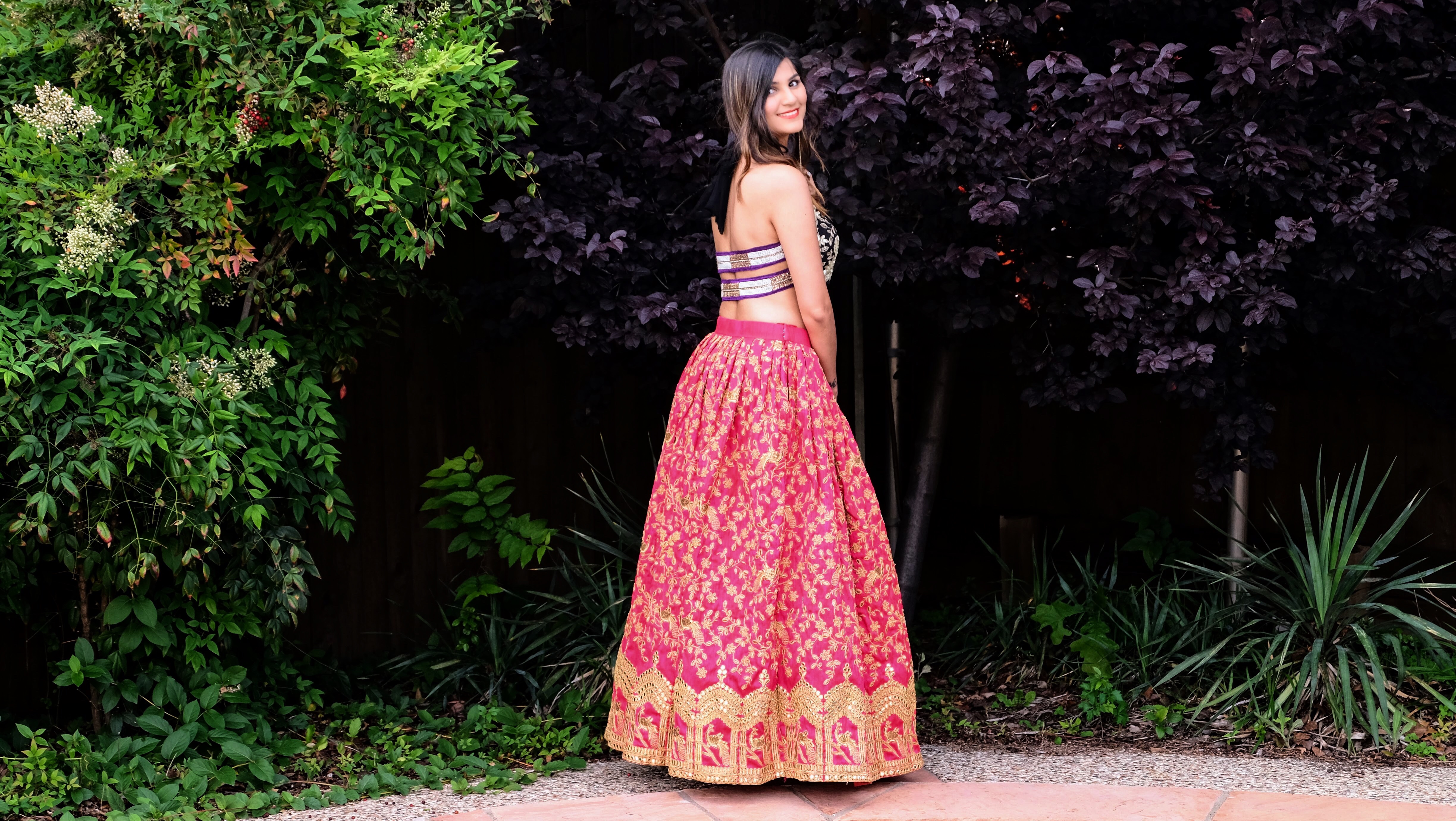 Embroidered Long Skirt